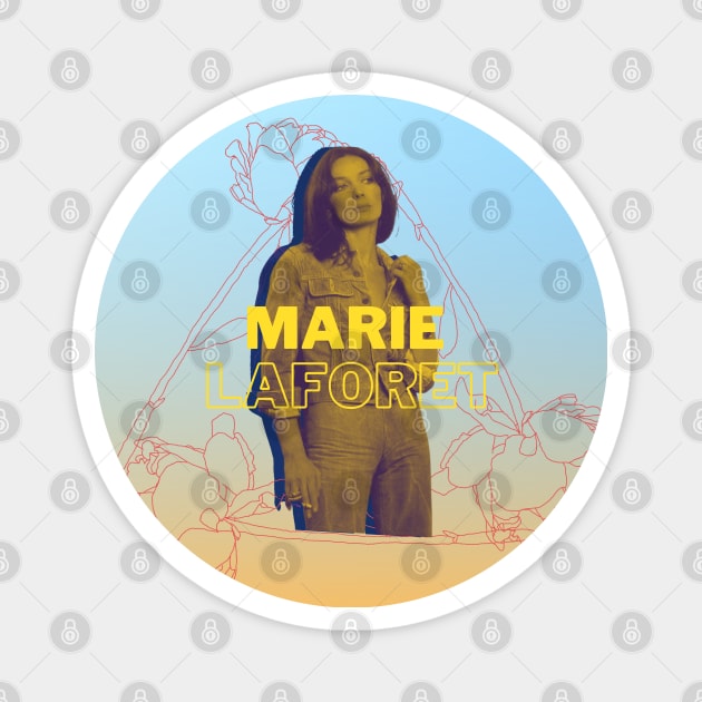 Marie Laforet (Aesthetic Edit) Magnet by mareescatharsis